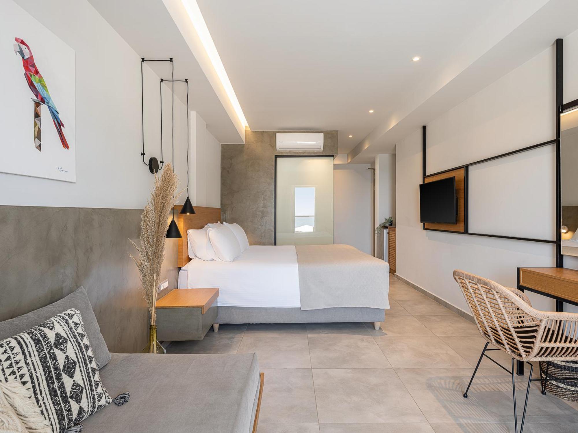 Alexia Beach Hotel Agia Marina Dış mekan fotoğraf